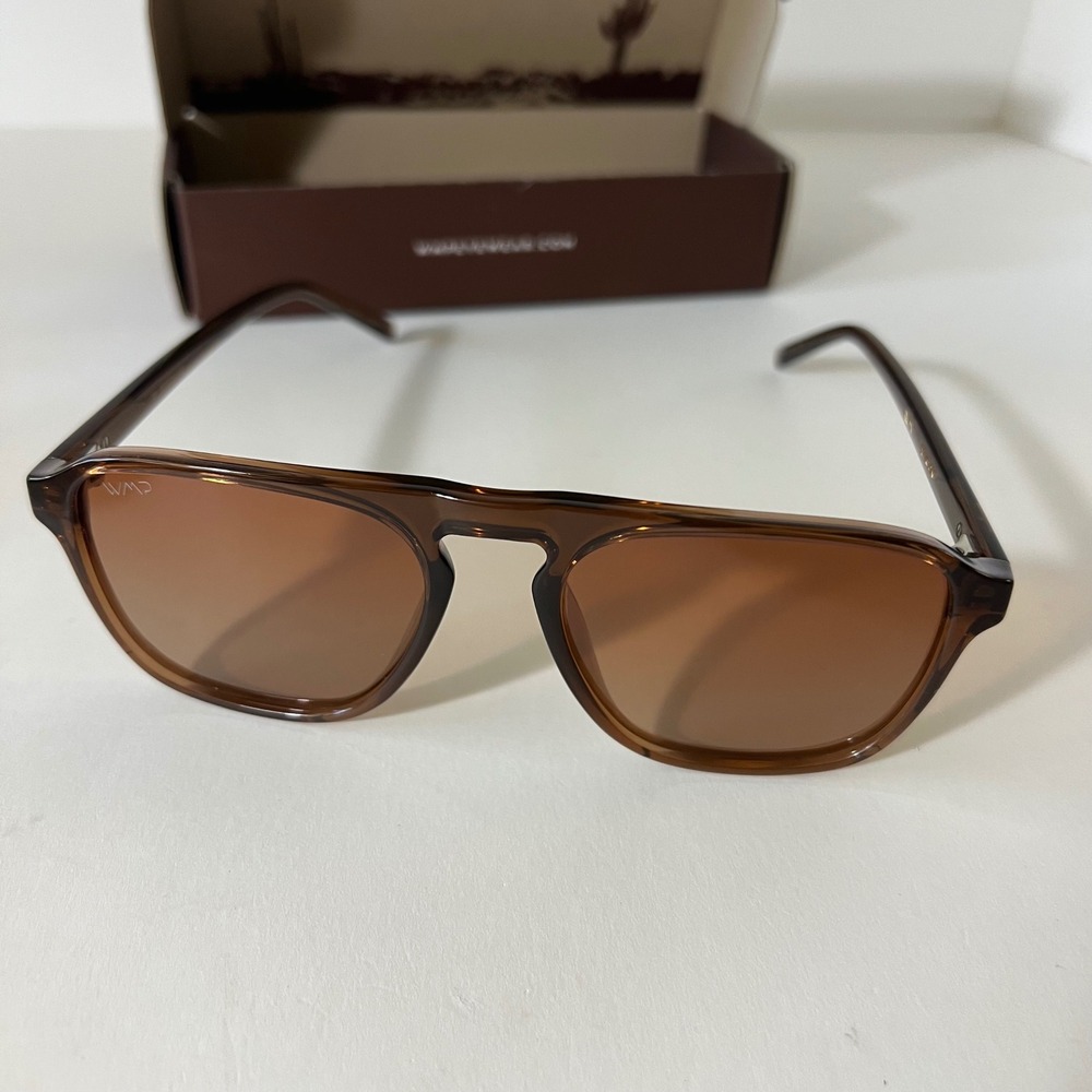 WMP Wear Me Pro Polarized Sunglasses Emerson  Brown Gradient Lens NIB Avi005